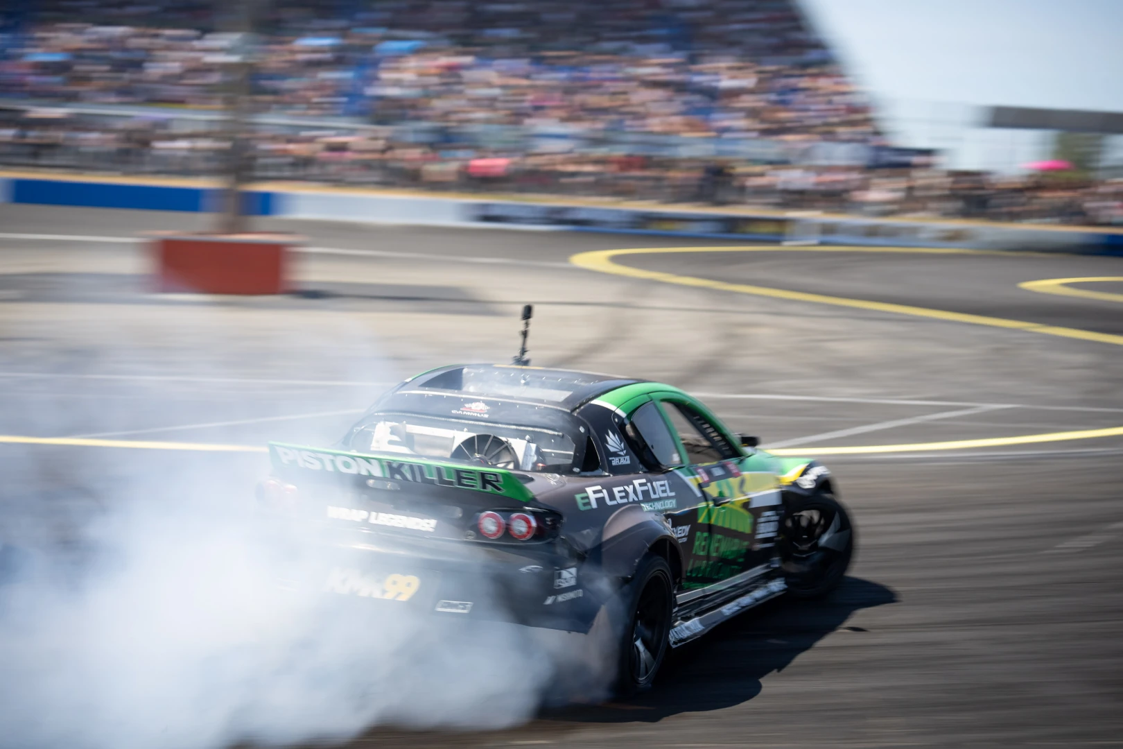 Kyle Mohan Formula Drift, Renewable Lubricants, MazdaTrix, EFlexFuel Mazda 3 Rotor RX-8