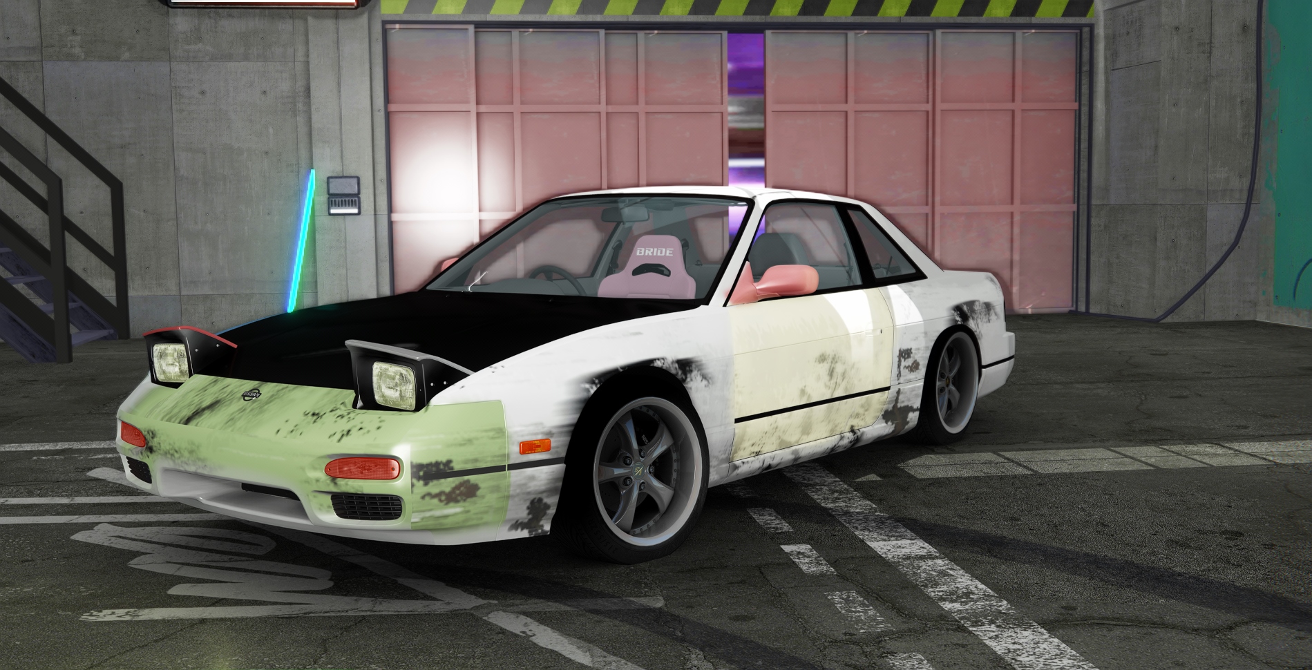 1993 NISSAN SILVIA PS13 drift missile