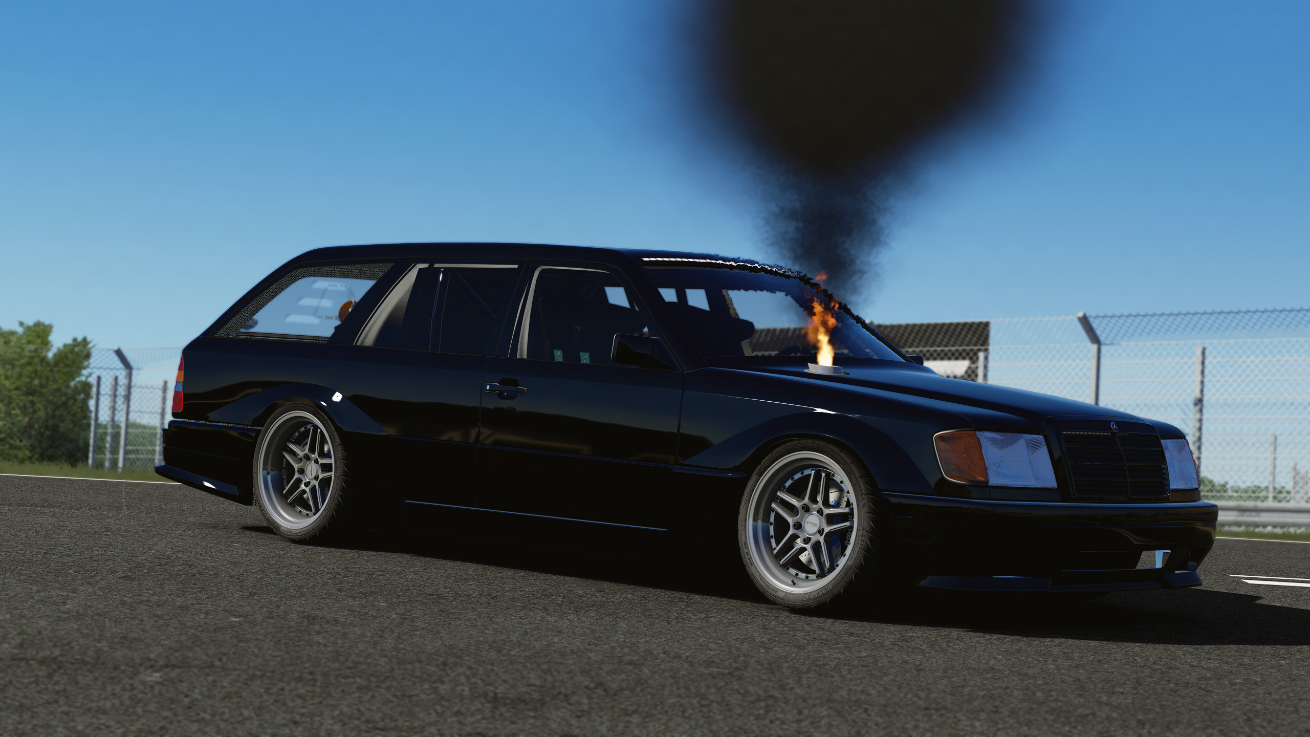 Mercedes Benz W124 Diesel Wagon Pro Drift Car 