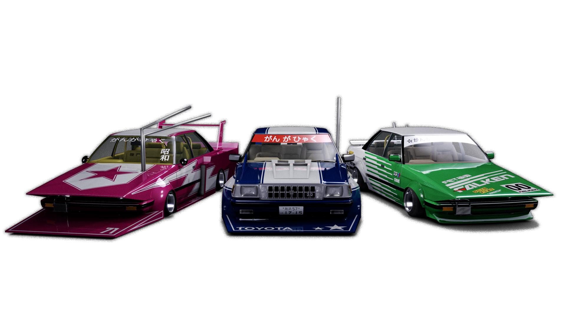 GanGaHyaku kaidoracer pack