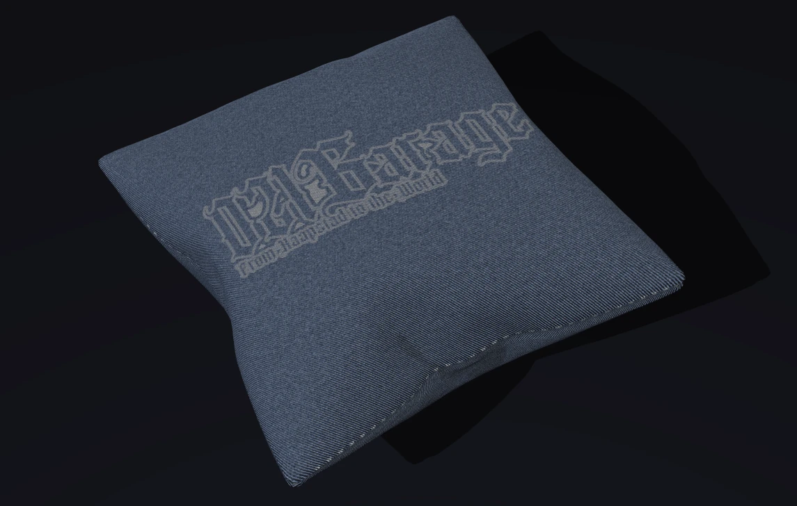 021 Garage Pillow