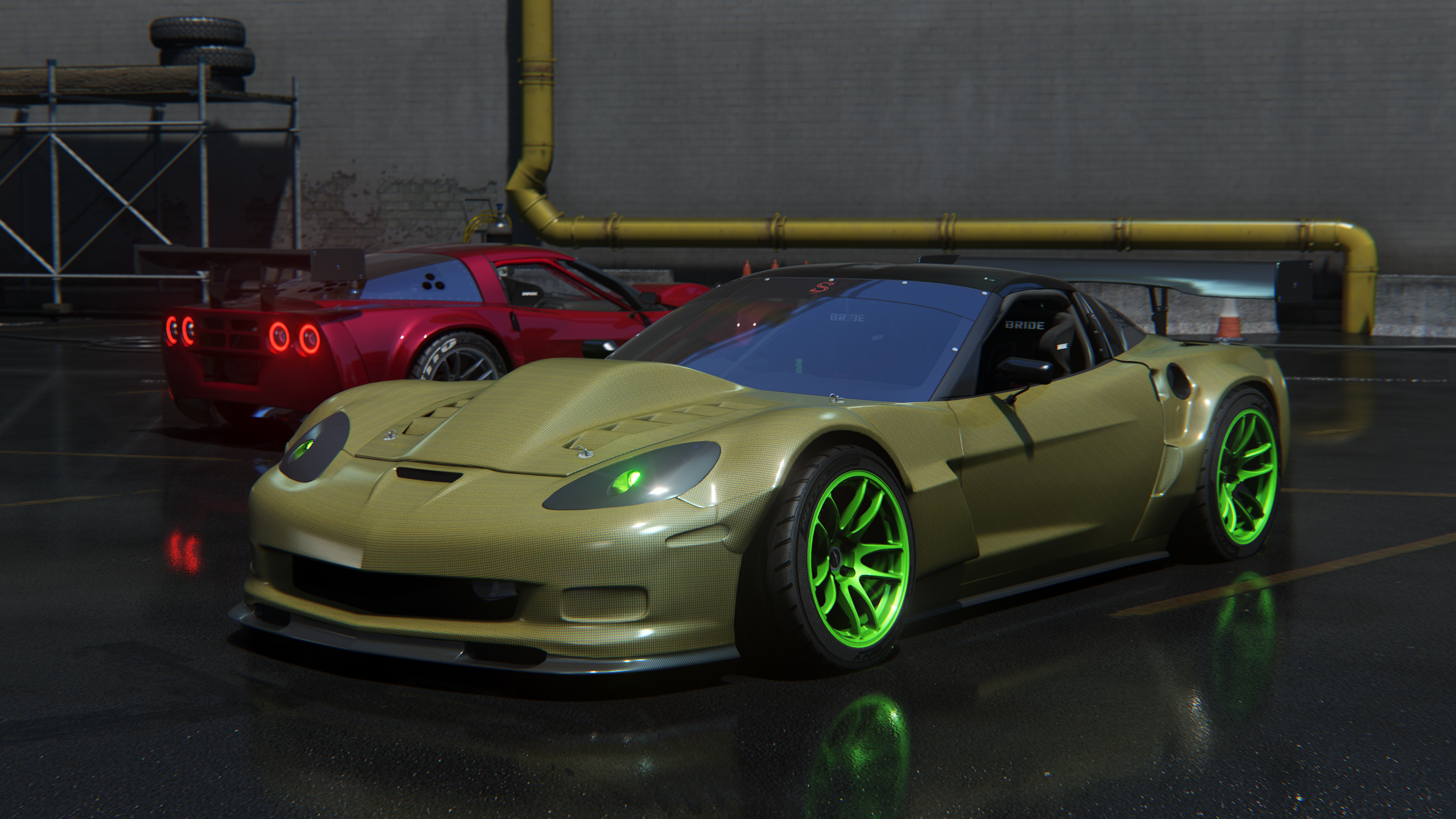 TRD Nascar V8 Chevrolet Corvette C6 - LHD + RHD - COMP SPEC READY
