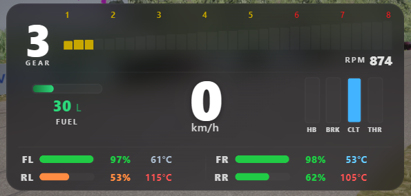 IDDL Drift HUD