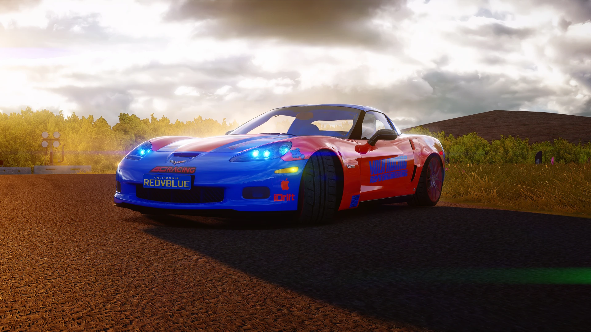 Red VS Blue - Chevrolet Corvette - Matsuri Mayhem