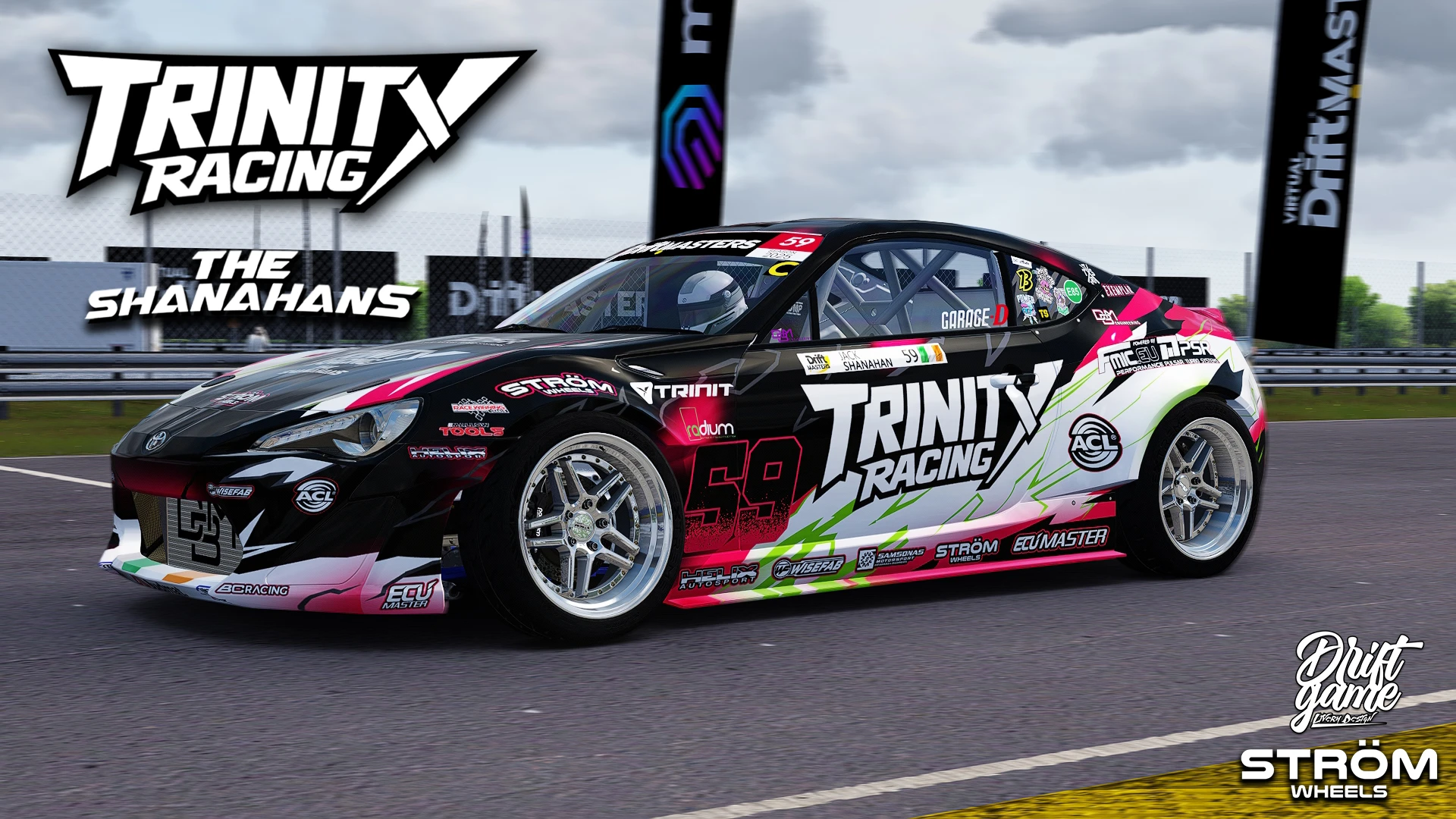 Livery/Skins Jack Shanahan DMGP2026 IN Car CDT Toyota GT86 Jack Shanahan #59