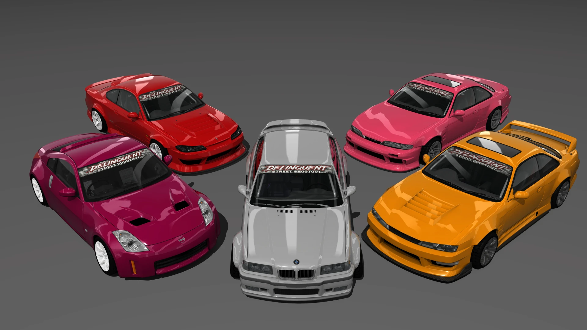 Delinquent Street Shootout Car pack V1