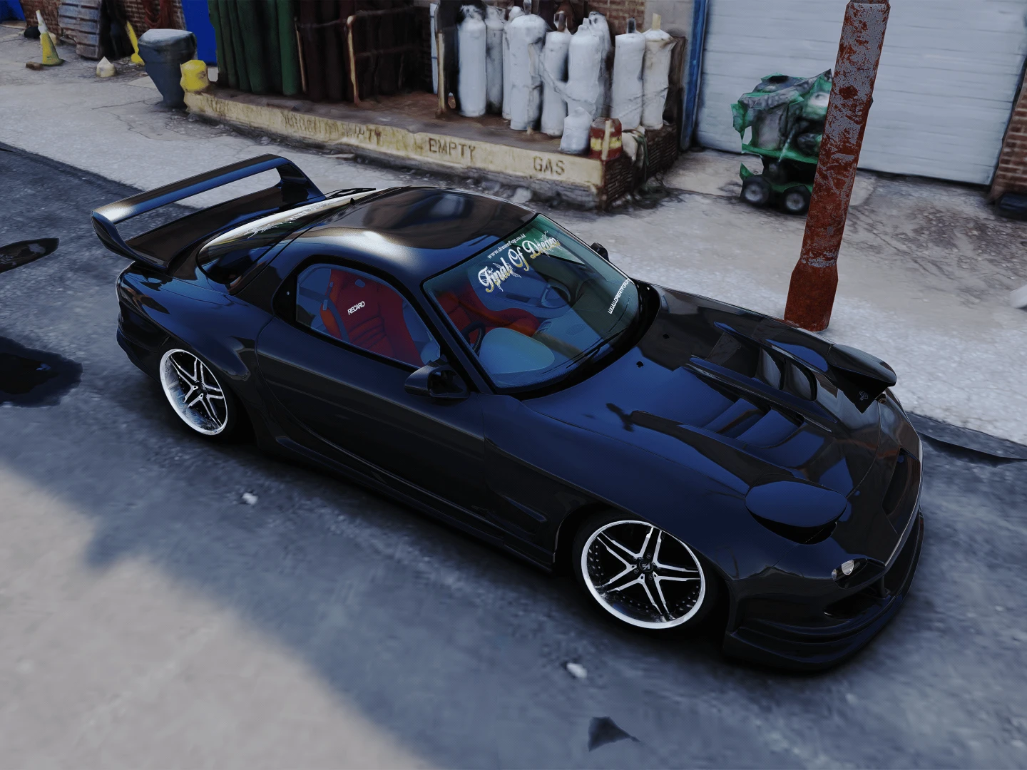 mazda RX7 fd abflug