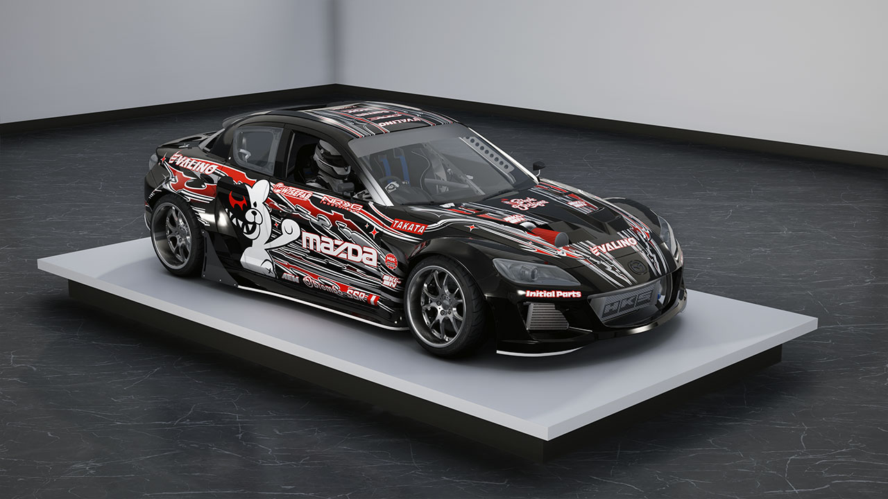 Sonyuio's Danganronpa Mazda RX-8 (Rotary)