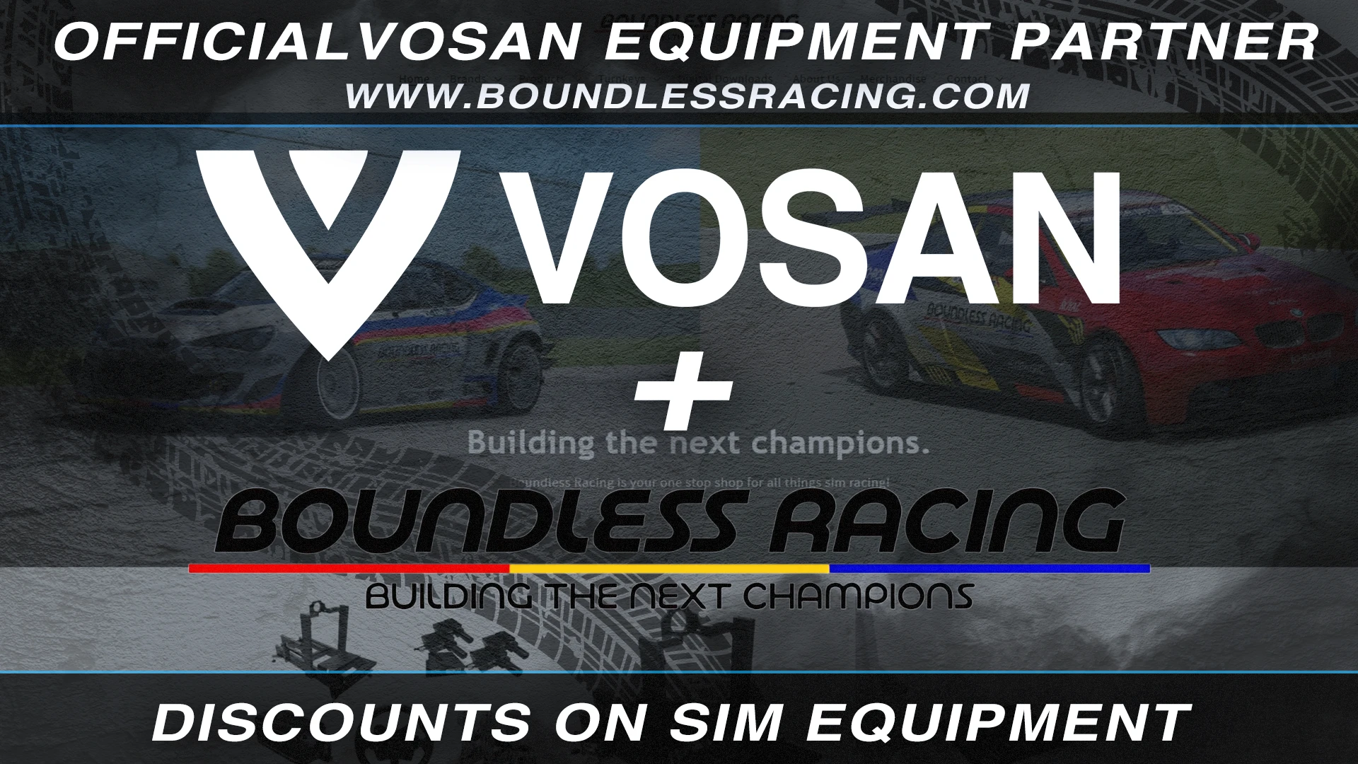 🏁 VOSAN x BoundlessRacing — Official U.S. Sim Store Partner! 🇺🇸