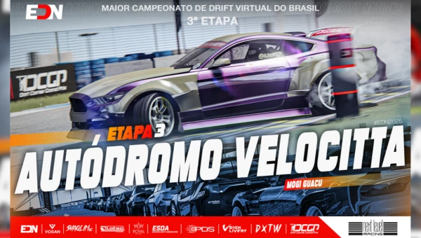 3st Stage EDN 2025 – Jun 21th and 22th in Autódromo Velocitta by Next Level Racing | Extreme Drift Nations