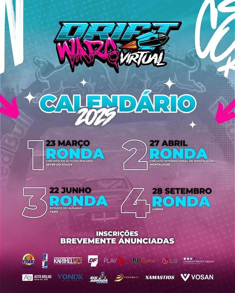Drift Wars Virtual - 2025 Schedule & First Round Announcement 
